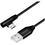 Kabel USB A => B micro tekstil ovoj 0