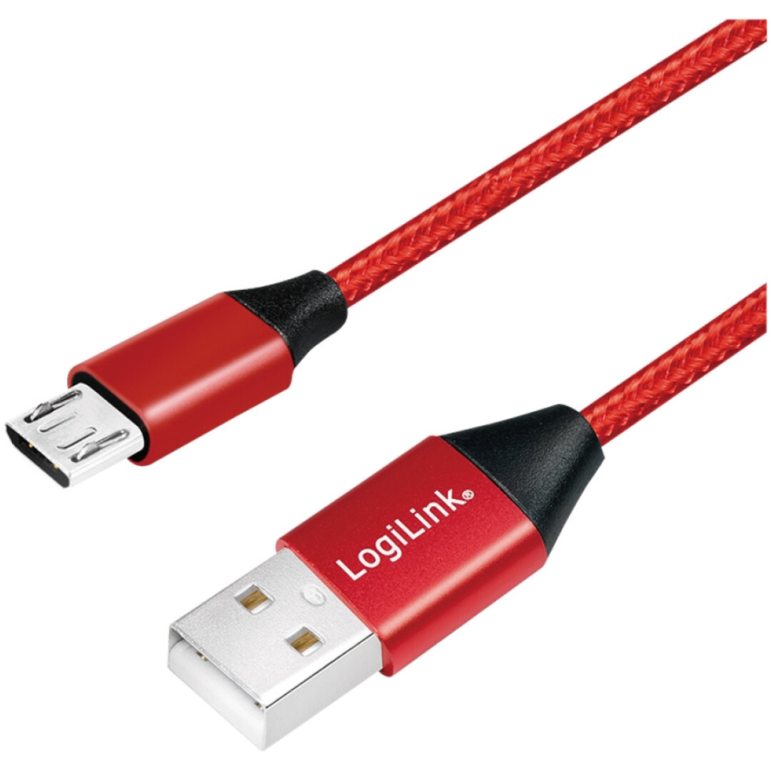 Kabel USB A => B micro tekstil ovoj 1