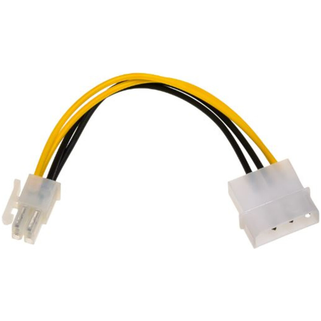 Kabel adapter napajalni MOLEX => napajalnik P-4 (4 pin12V)