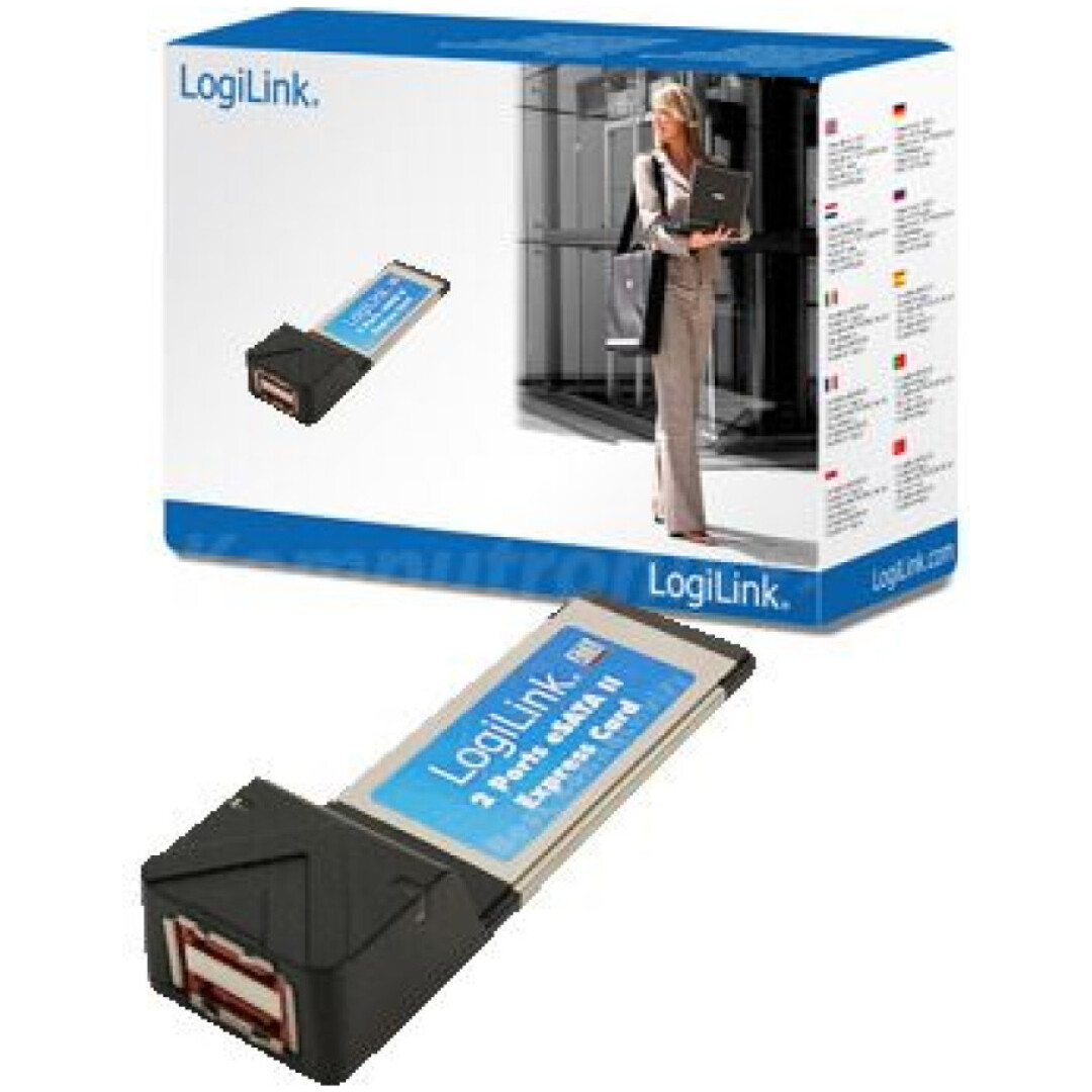 Kontroler ExpressCard => 2x eSATA LogiLink (PC0034A) EOLS-P