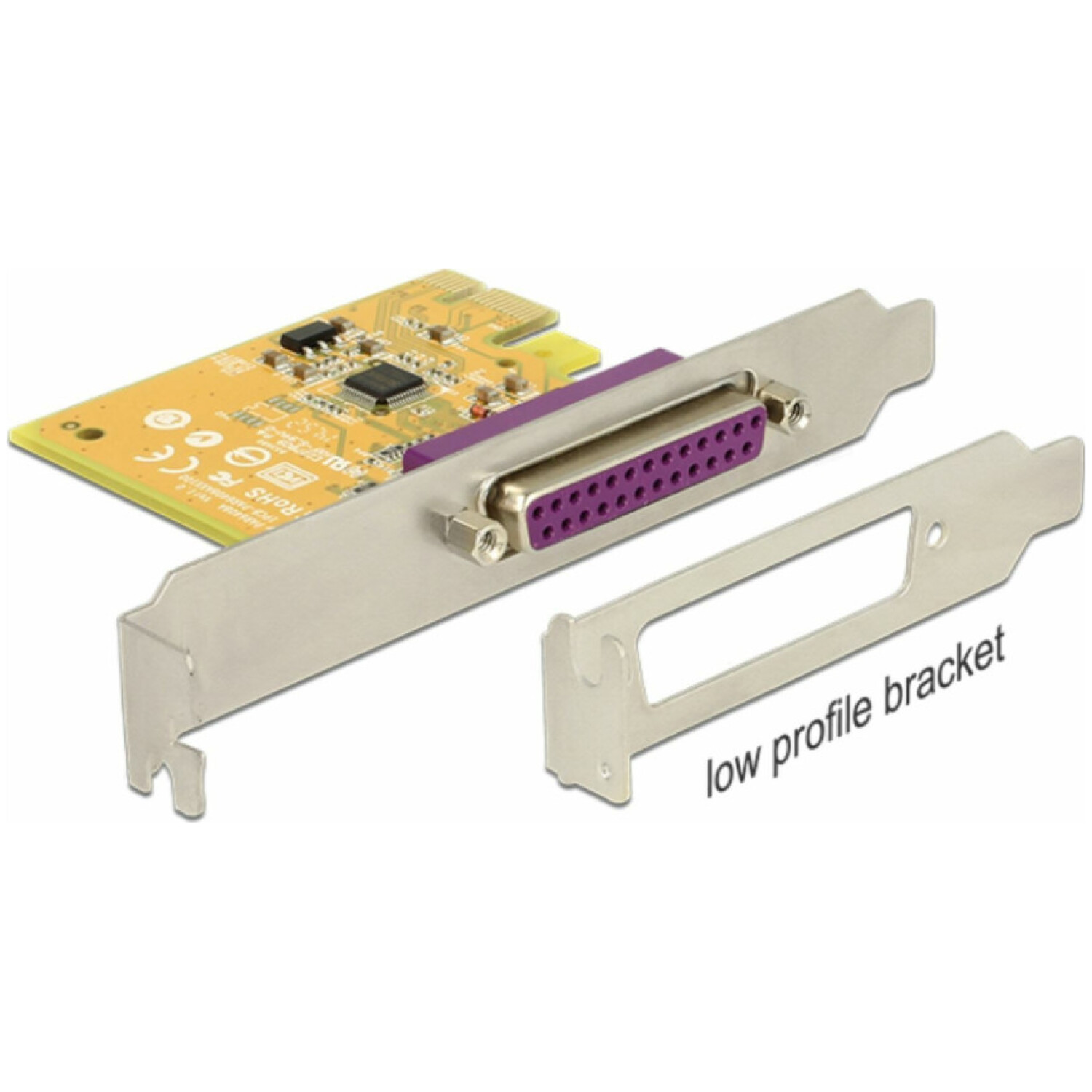 Kontroler PCI-Express => 1x Paralel printer port 25pin Delock