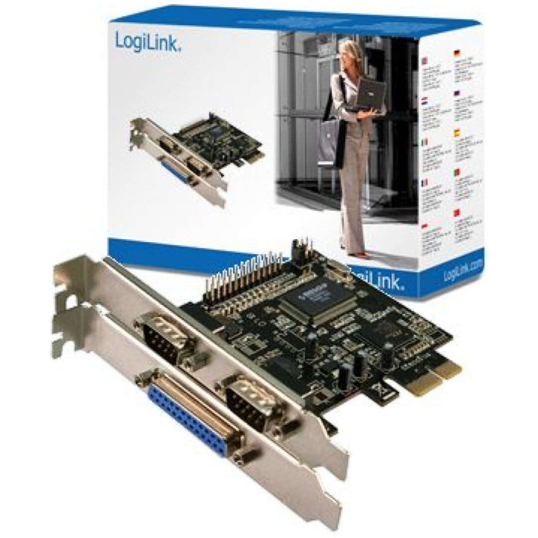 Kontroler PCI-Express => 2x serijski COM+ 1x Paralel Logilink (PC0033)