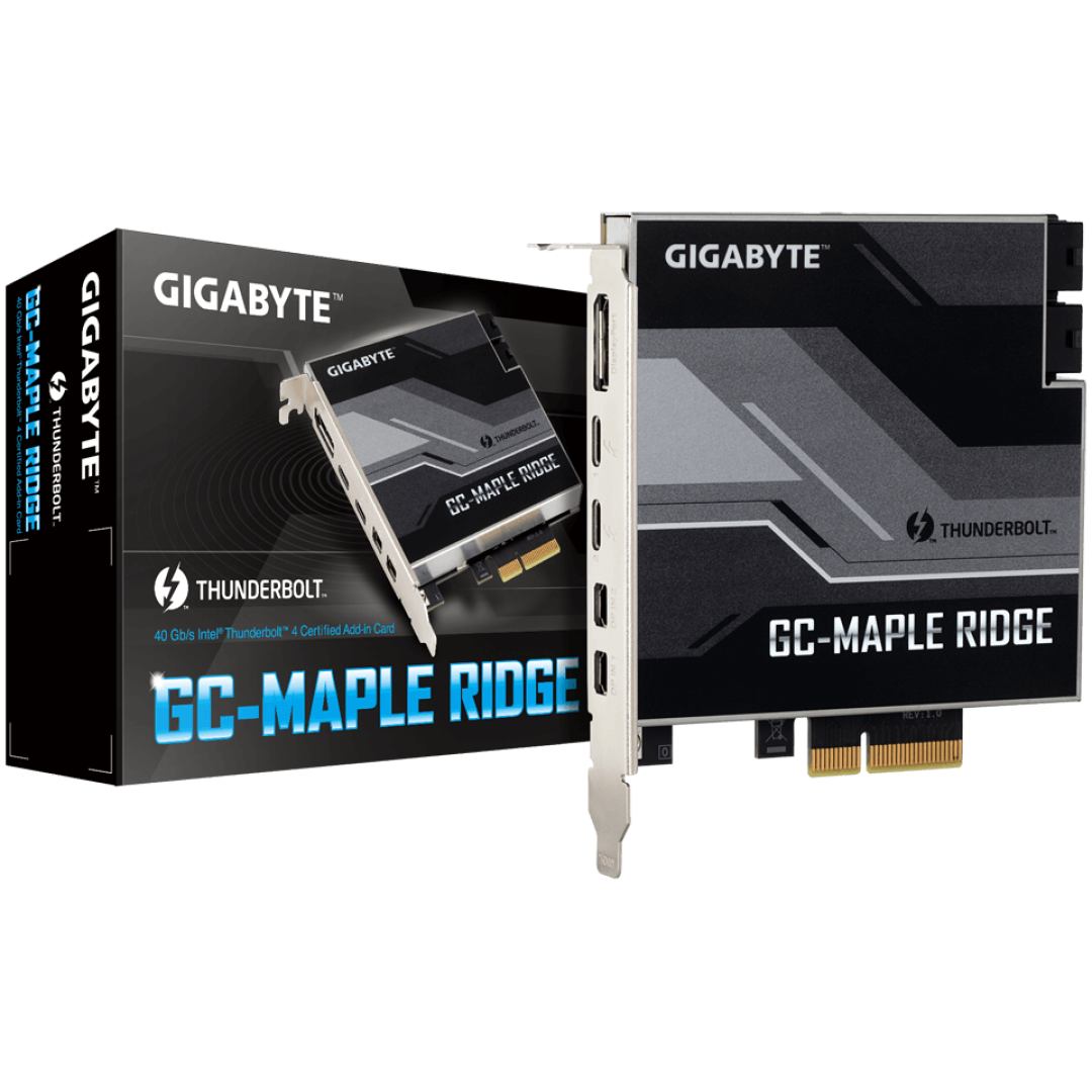 Kontroler PCI-Express => Gigabyte Thunderbolt 4 Card (GC-MAPLE RIDGE)