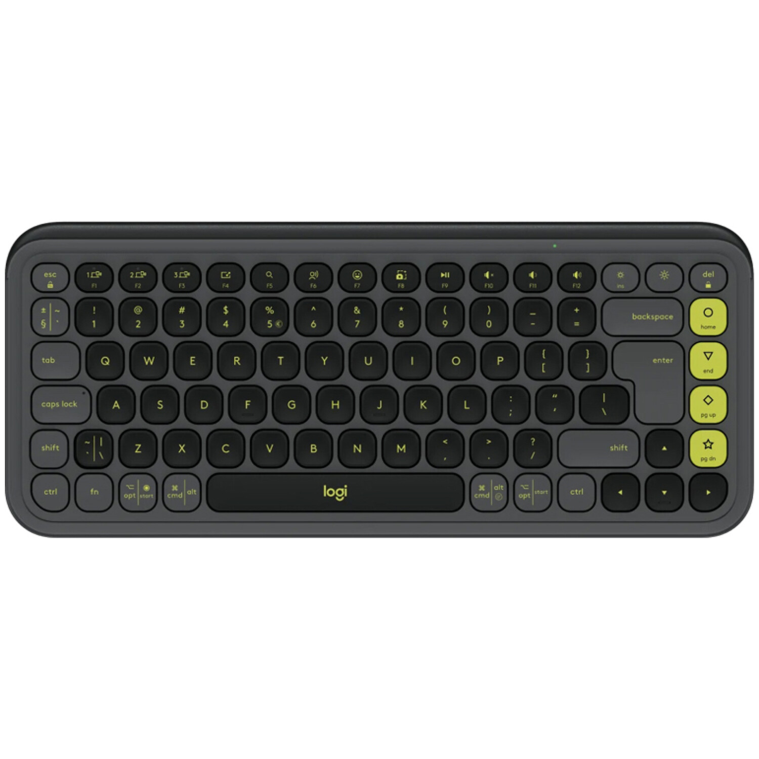 LOGITECH POP ICON KEYS Bluetooth črna/zelena tipkovnica