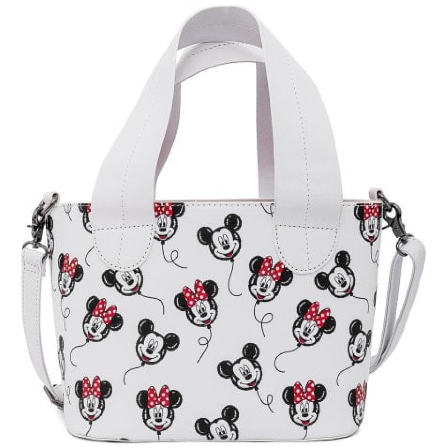 LOUNGEFLY DISNEY MICKEY-MINNIE BALLOONS AOP ROČNA TORBICA