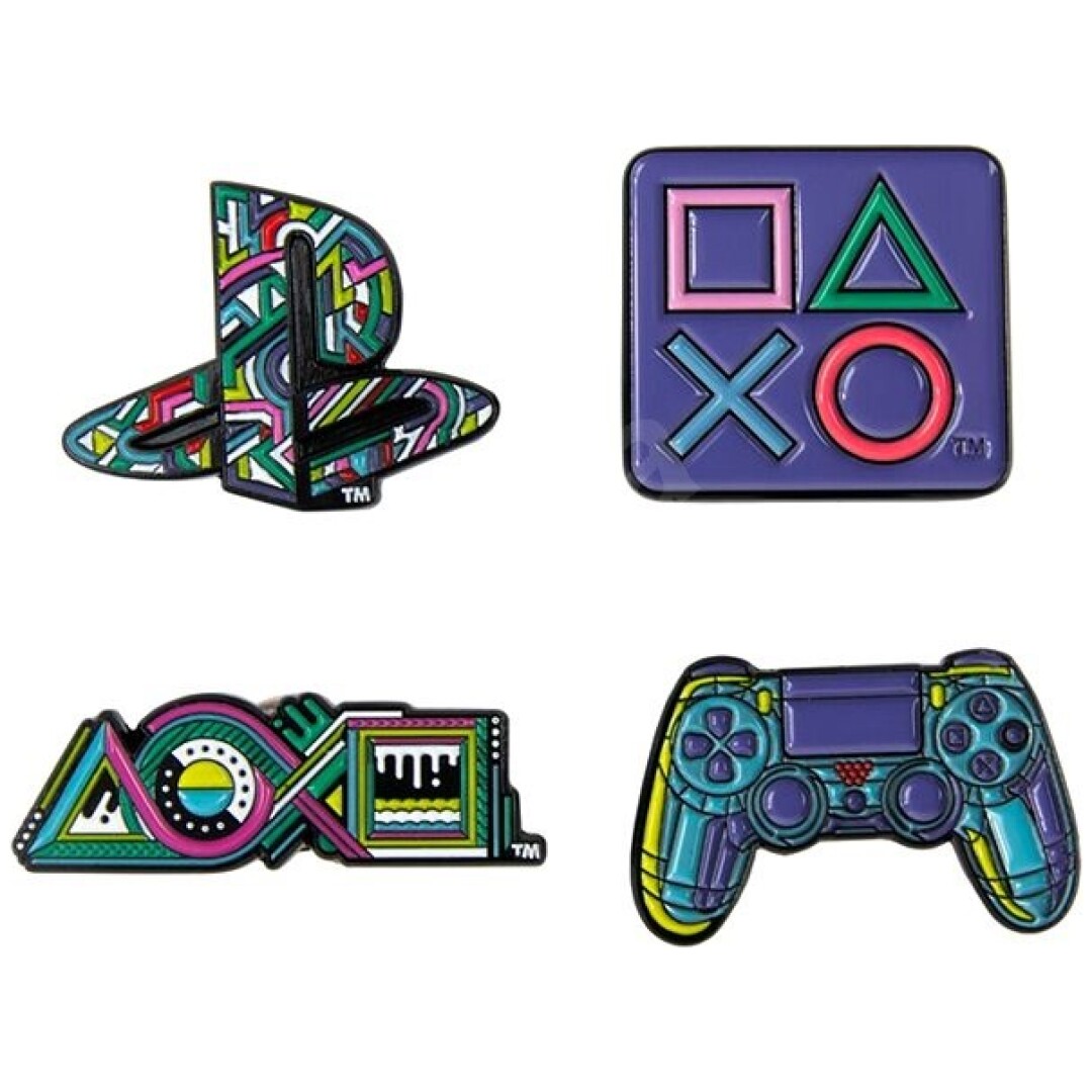 MERCHANDISE PLAYSTATION PIN BADGE SET