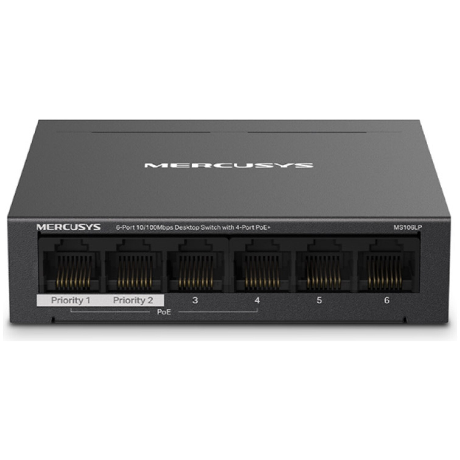 MERCUSYS MS106LP 6-port 4xPoE+ 40W mrežno stikalo-switch