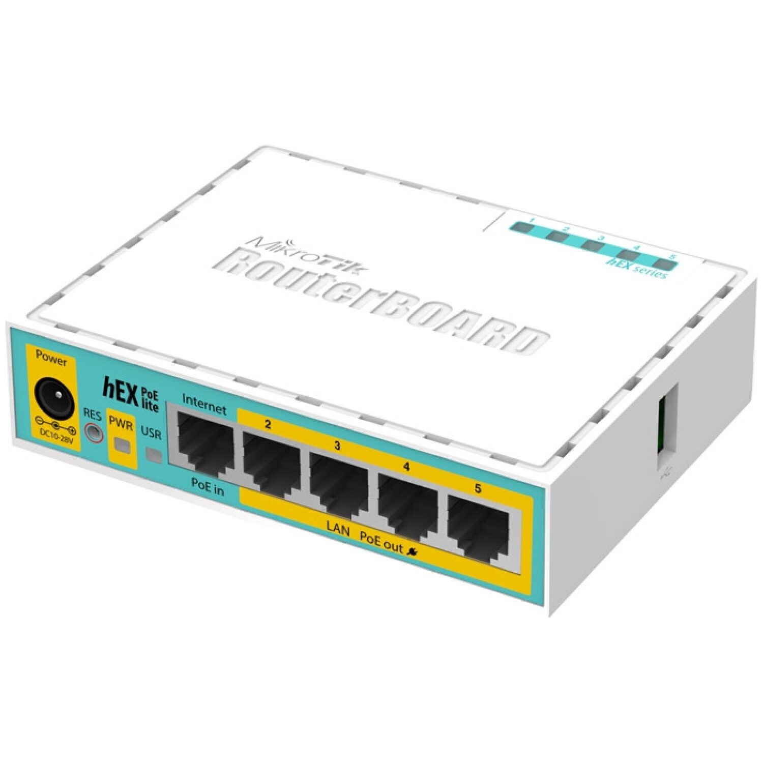 MikroTik hEX PoE lite usmerjevalnik (RB750UPr2)