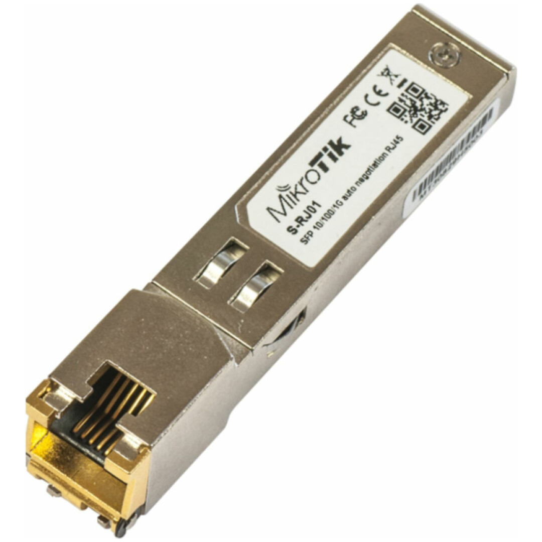 Mikrotik pretvornik RJ45 SFP Mini-GBIC Giga S-RJ01