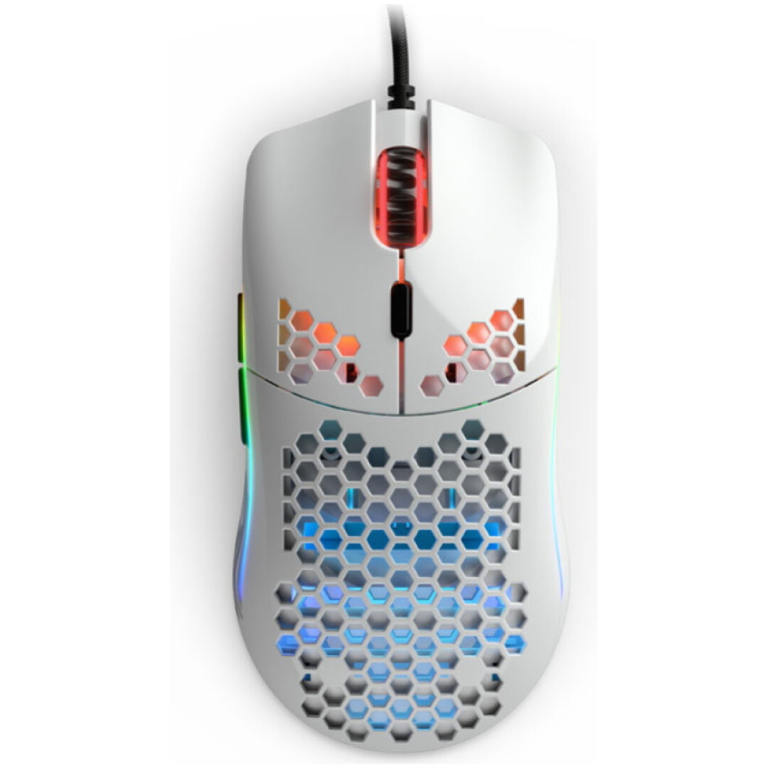 Miš Glorious USB GO-GWHITE M optična gaming 12000DPI RGB bela (GO-GWHITE)