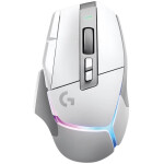 Miš Logitech brezžična G502 X Plus Premium optična gaming bela LightSpeed 25600DPI RGB (910-006171)