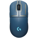 Miš Logitech brezžična optična gaming G PRO LOL Wave 2 modra (za levičarje in desničarje) LightSpeed senzor (910-006451)