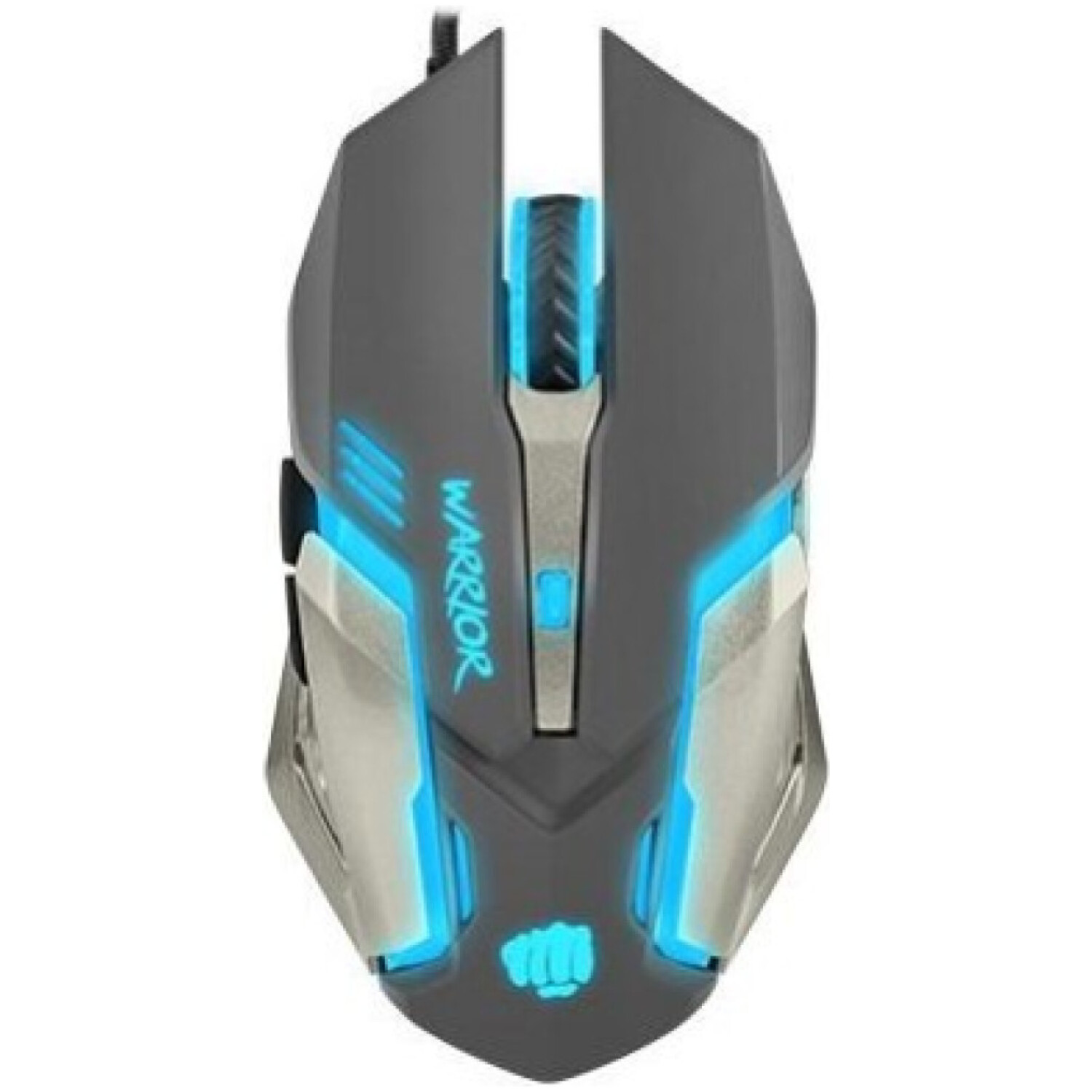 Miš NATEC USB Fury Warrior M optična gaming 3200DPI LED osvetlitev črna-modra (NFU-0869)