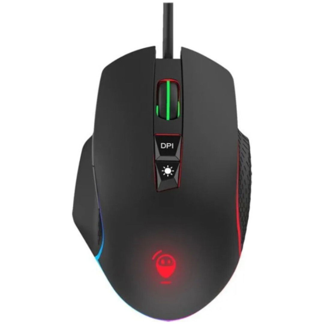 Miš Robaxo USB GM420 Sniper optična gaming črna 6400DPI RGB (00002350)