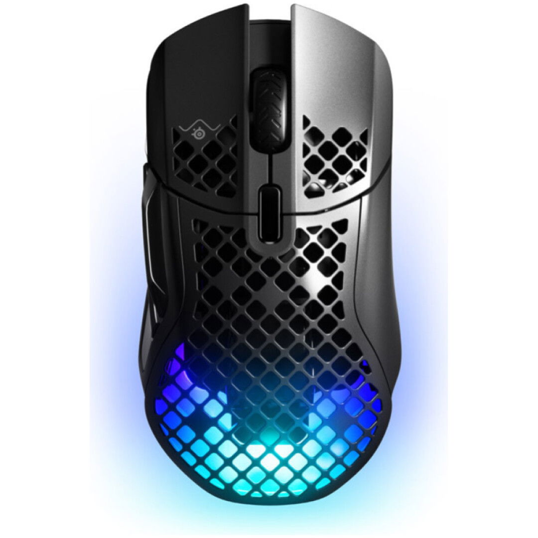 Miš SteelSeries brezžična Aerox 5 optična gaming 18000DPI RGB črna (62406)