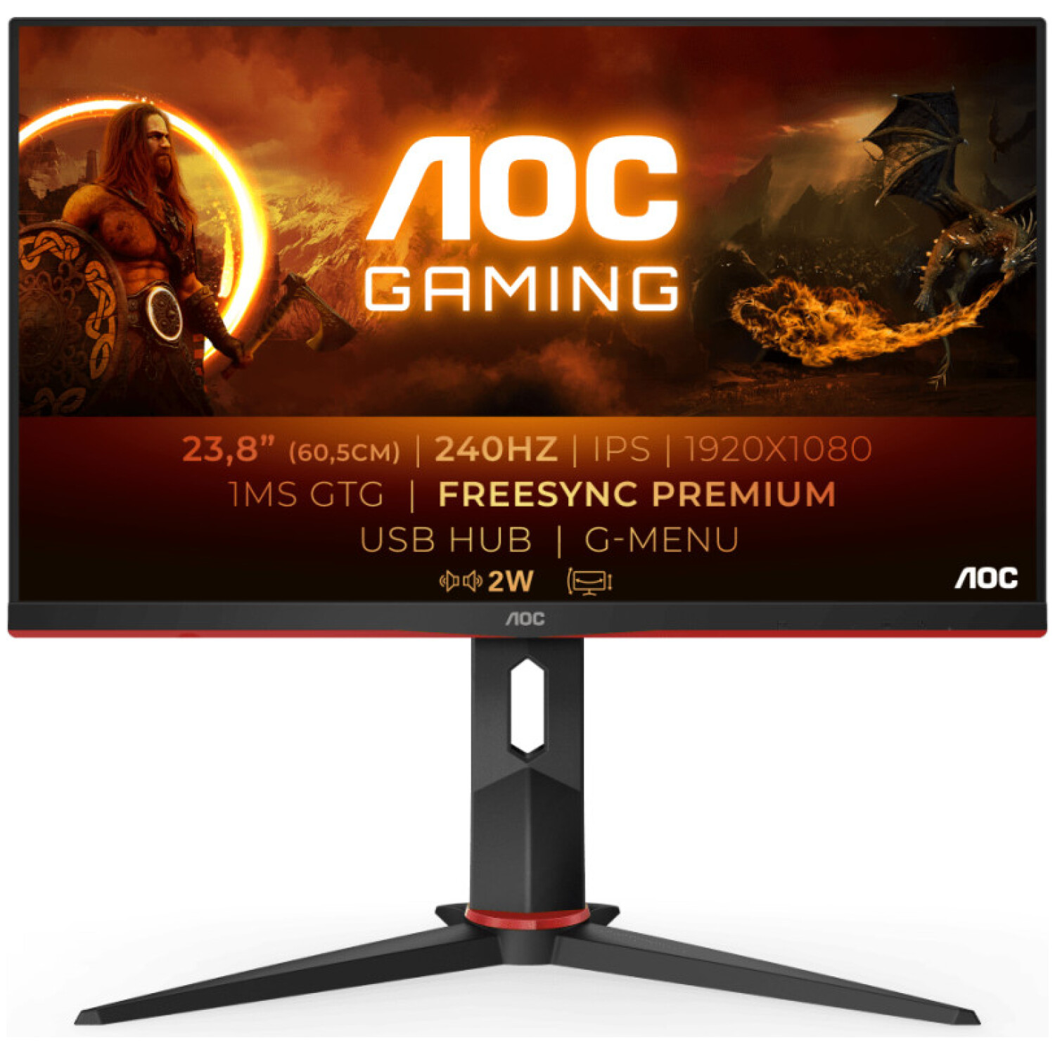 8") 24G2ZU 1920x1080 Gaming 240Hz IPS 0