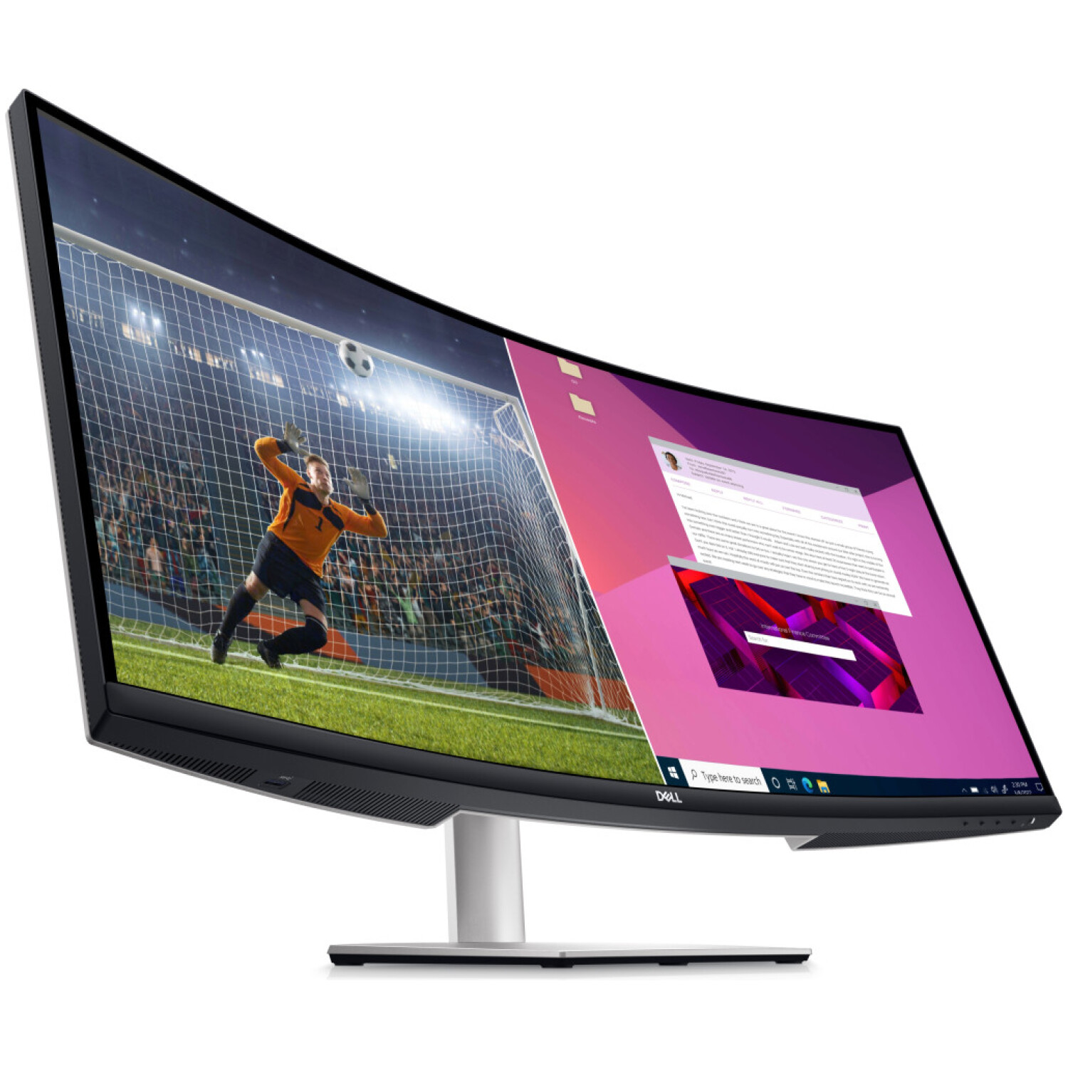 0") S3423DWC 3440x1440 Curved 100Hz VA 4ms 2xHDMI DisplayPort USB-C 65W 2xUSB3.2 HAS 3H sRGB99% FreeSync KVM EOL