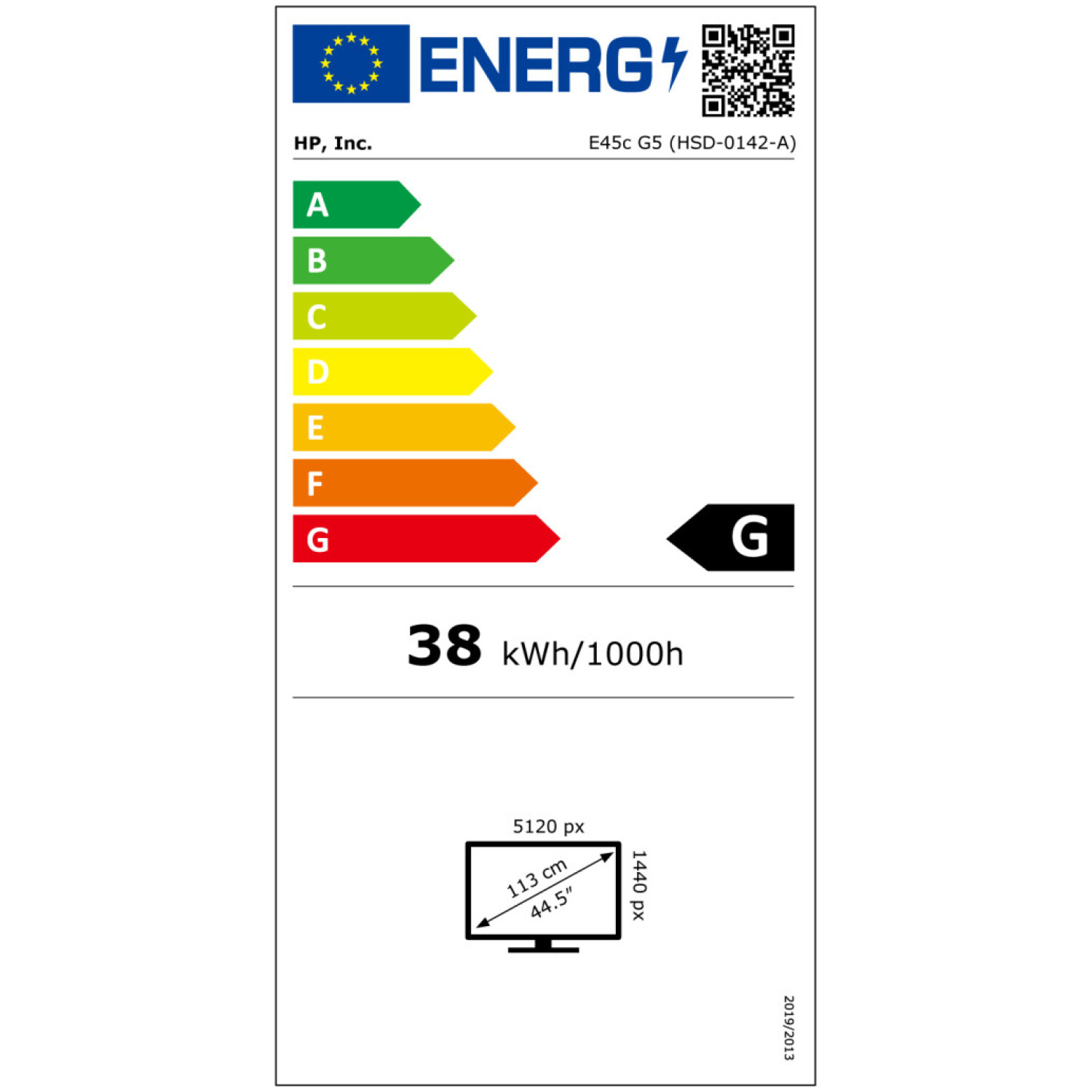 5") E45c G5 5120x1440 Curved 165Hz VA 3ms HDMI DisplayPort 2xUSB-C 100W 4xUSB3.2 HAS Zvočniki 2x3W 3H sRGB99% FreeSync Premium RJ45 6500K