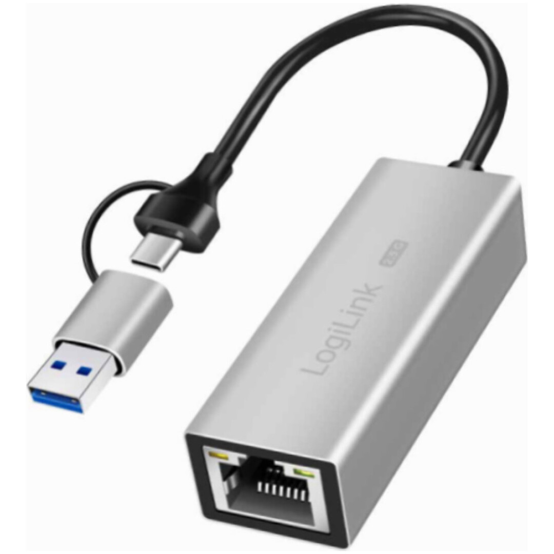 Mrežni adapter USB-C => LAN RJ45 100/1000/2500 Logilink (UA0422)