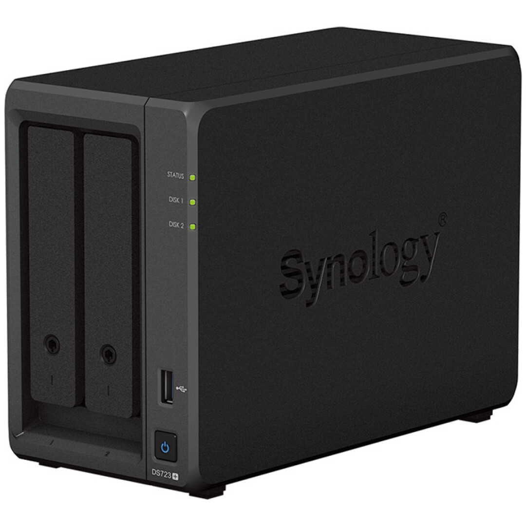 NAS ohišje Synology DS723+ All-In-One server 2x 3.5" SATA za mala in sr. Podjetja