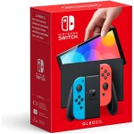 NINTENDO SWITCH CONSOLE (OLED MODEL) - NEON RED & BLUE