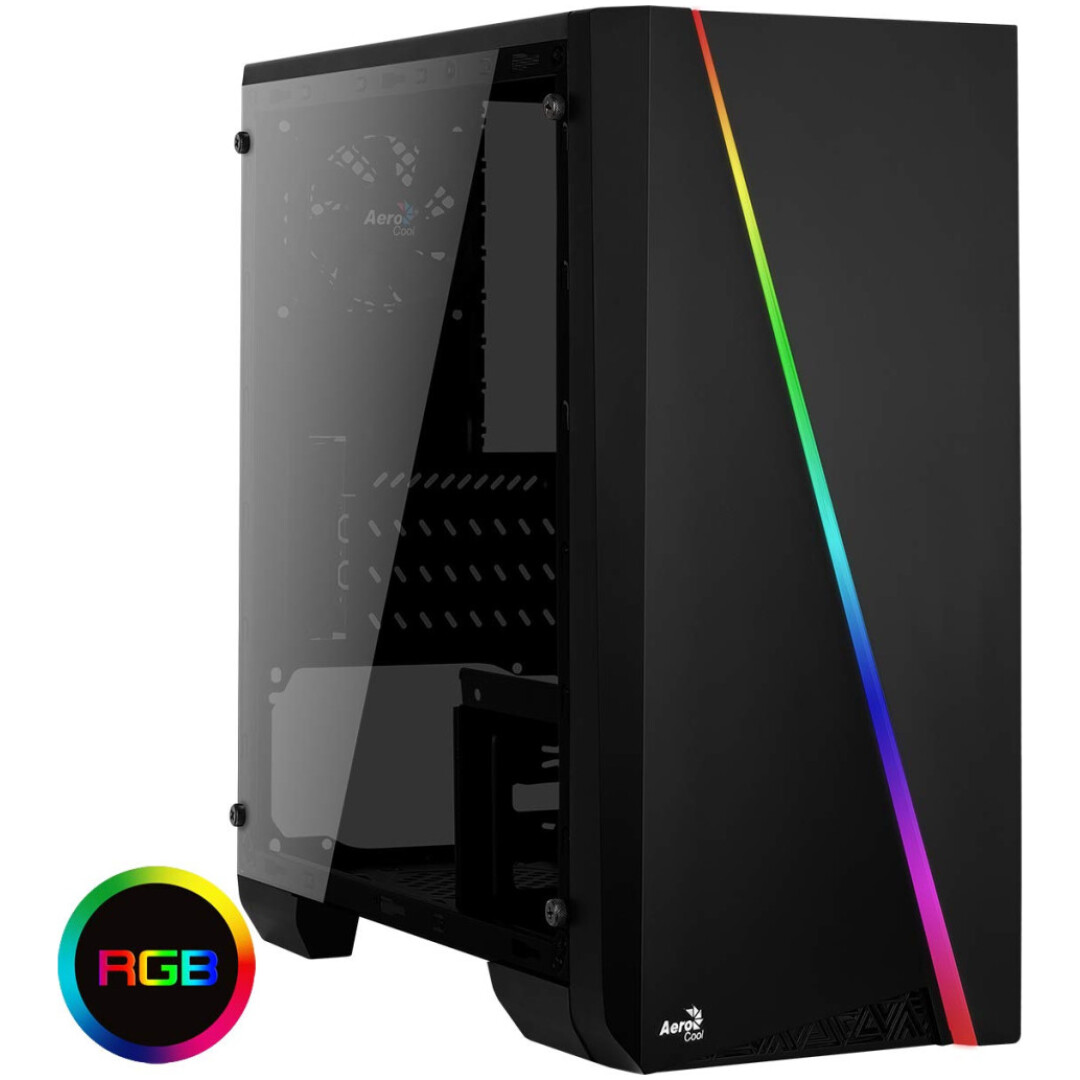 Ohišje Aerocool Cylon MidiATX - črna RGB