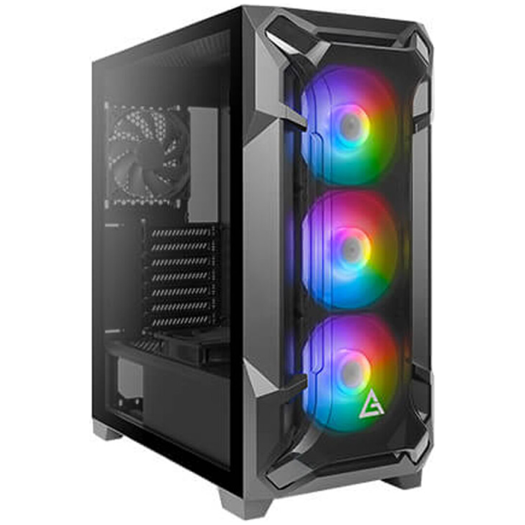 Ohišje Antec DF600 Flux MidiATX - črna RGB