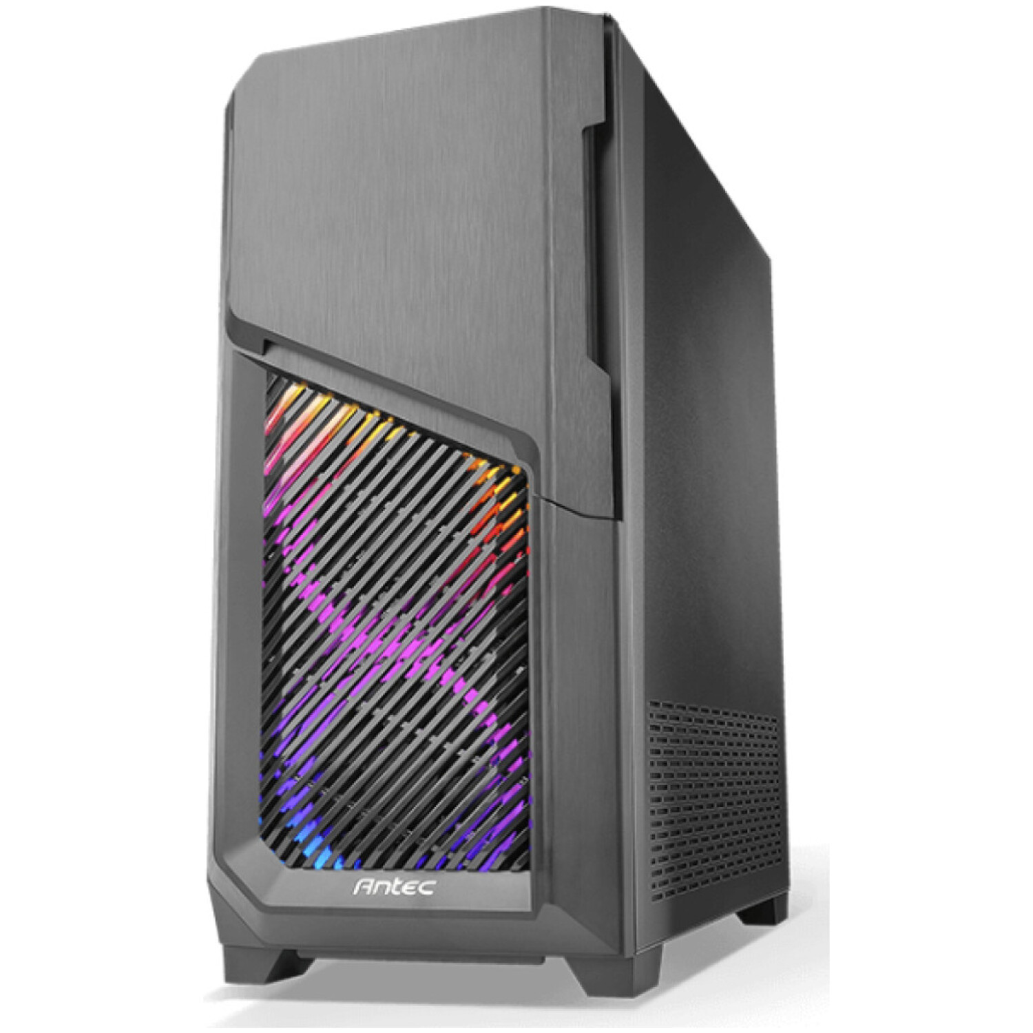 Ohišje Antec DP502 Flux Dark Phantom MidiATX - črna RGB