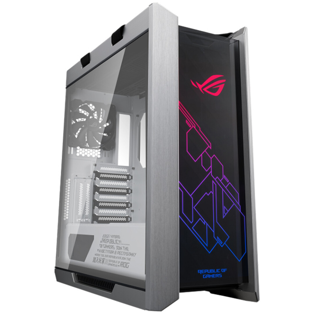 Ohišje Asus ROG Strix Helios White edition ATX - bela RGB