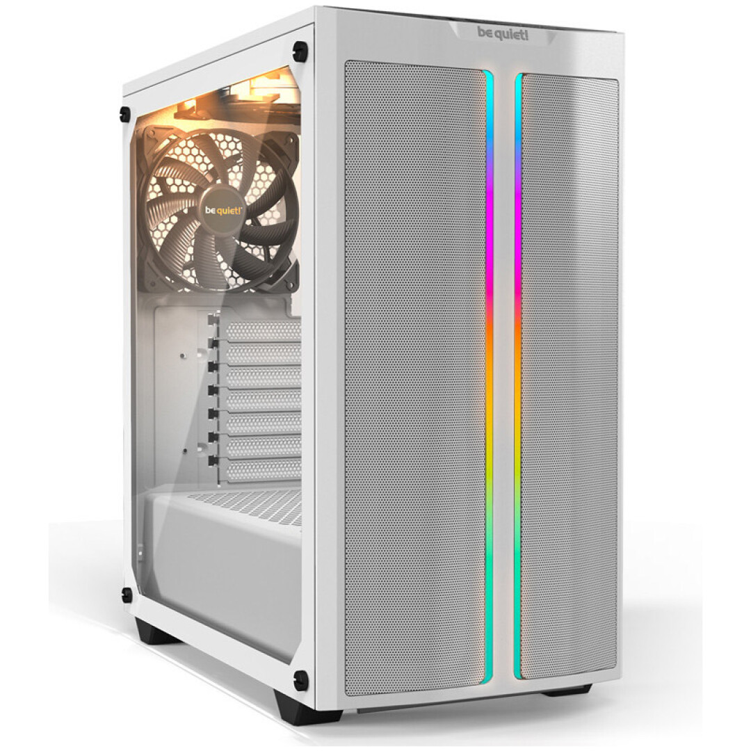 Ohišje Bequiet Pure Base 500 MidiATX - bela RGB