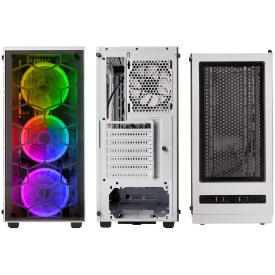 Ohišje Kolink Observatory Lite Mesh RGB MidiATX - bela ARGB