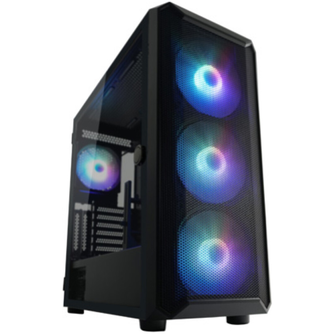 Ohišje LC Power Gaming 804B Obsession X MidiATX - črna RGB