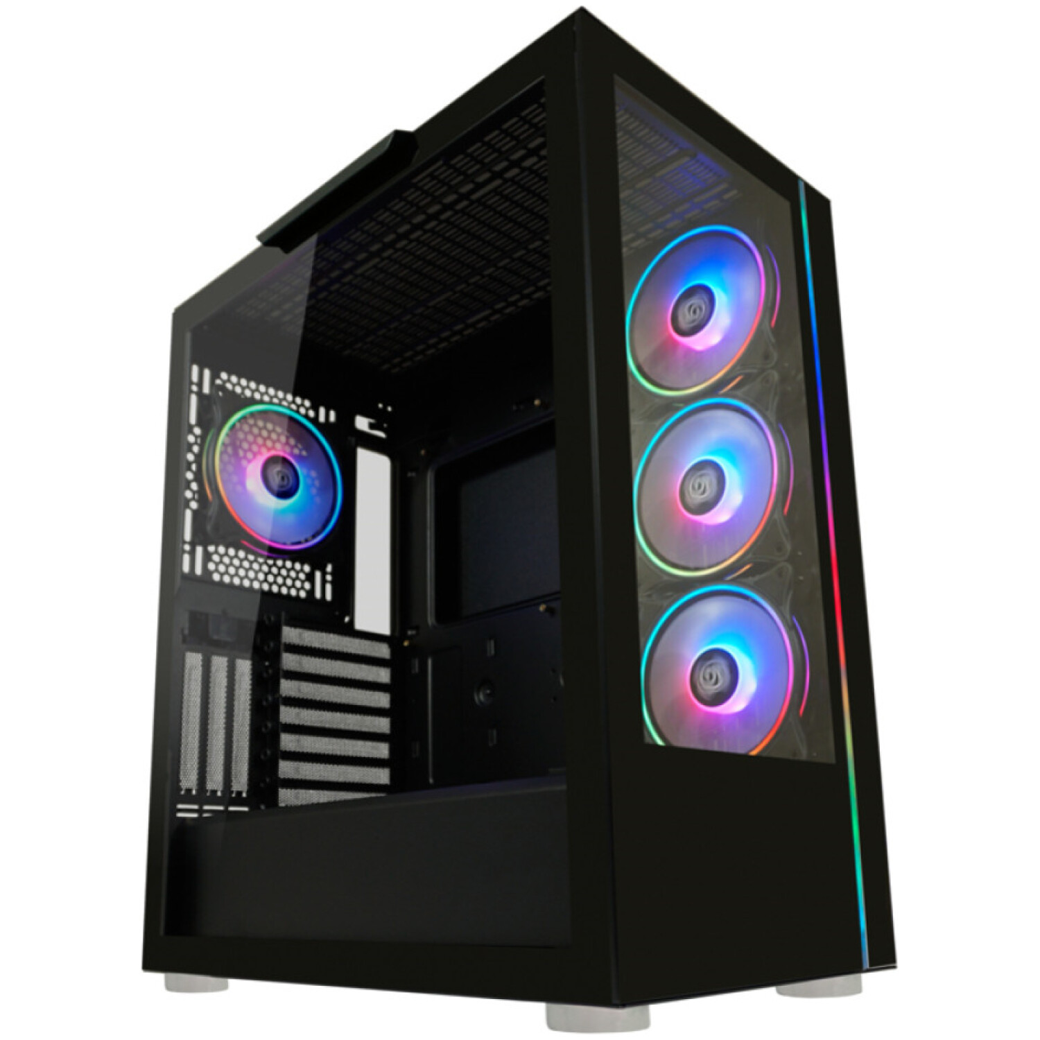 Ohišje LC Power Gaming 808B Skylla_X ATX - črna RGB