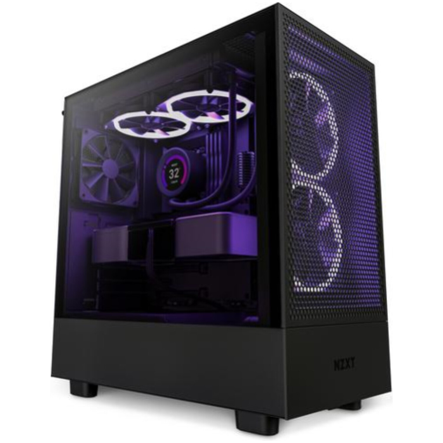 Ohišje NZXT H5 Flow MidiATX - črna CC-H51FB-01