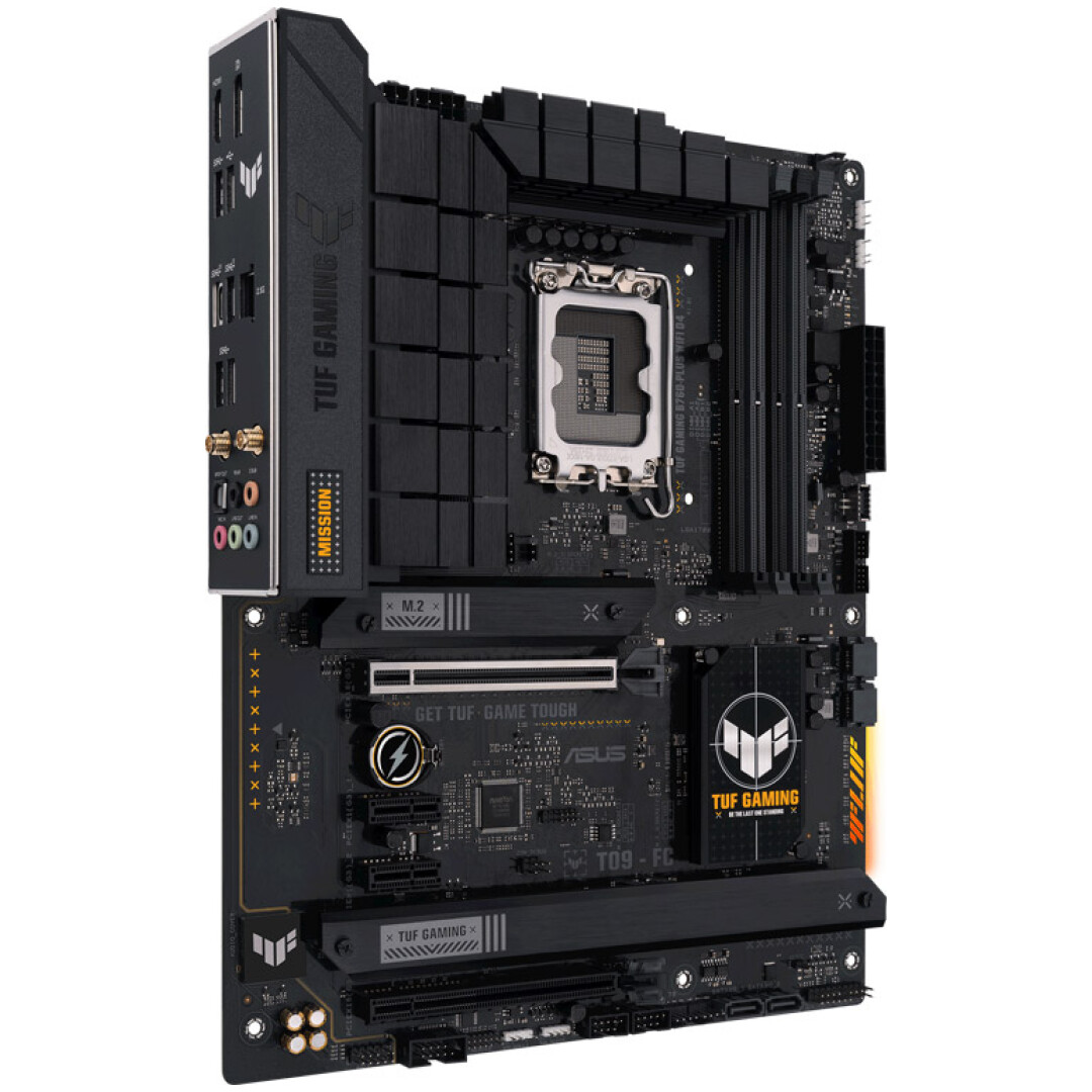 Osnovna plošča 1700 Asus TUF GAMING B760M-PLUS WIFI D4 microATX 1xHDMI 2.1 1xDisplayPort 1.4