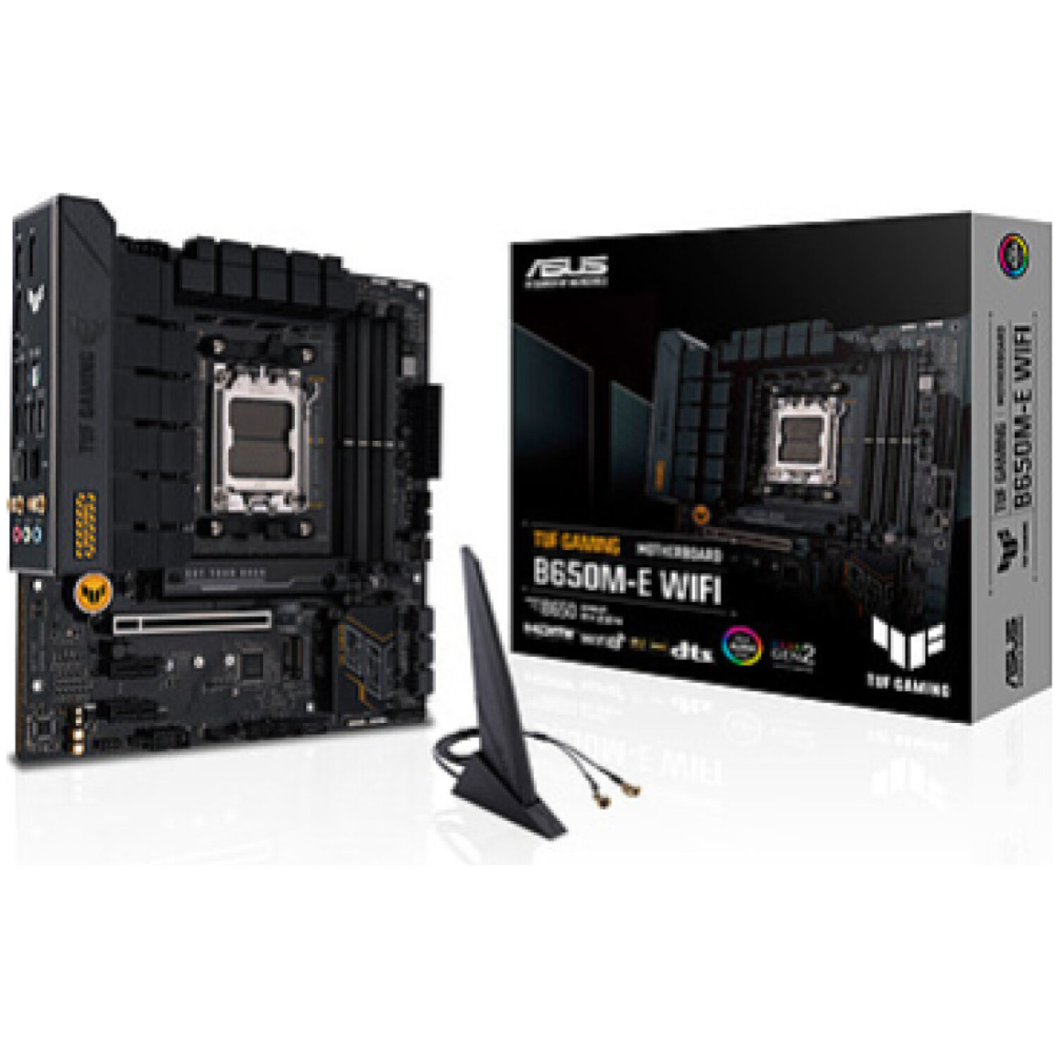 Osnovna plošča AM5 Asus TUF GAMING B650M-E WIFI microATX 1xHDMI 2.1 2xDisplayPort 1.4