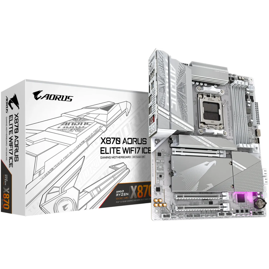 Osnovna plošča AM5 GigaByte X870 Aorus Elite Wifi7 ICE ATX 1xHDMI 2.0