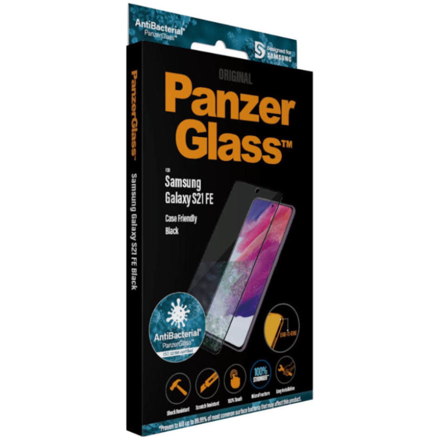 PANZERGLASS GALAXY S21 FE CF BLACK AB