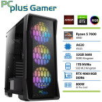 PCPLUS Gamer Ryzen 5 7600 32GB 1TB NVMe SSD RTX 4060 8GB gaming namizni računalnik