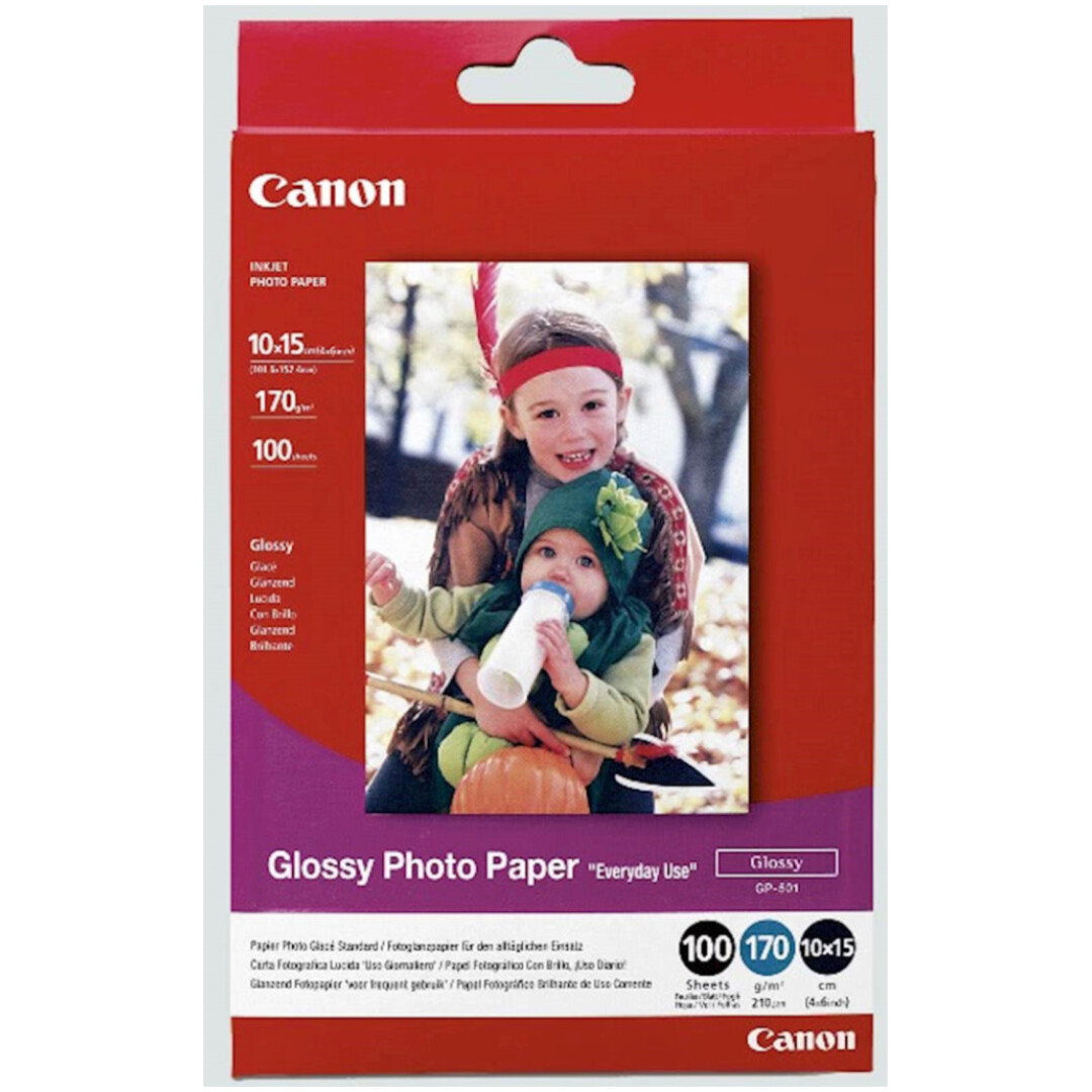 Papir Photo 10x15cm CANON GP-501 100kos (0775B003BB)