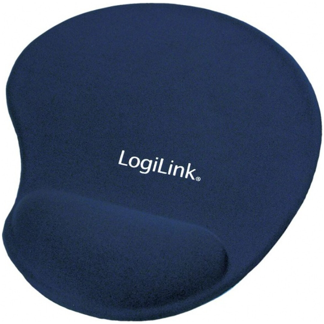 Podloga za miško z gelom ergonomska LogiLink MousePad modra (ID0027B)