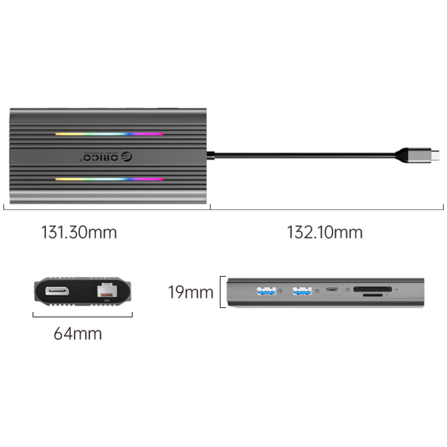 3x USB-A