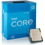 Procesor Intel 1700 Core i3 12100F 4C/8T 3.3GHz/4.3GHz BOX 58W/89W brez grafike hladilnik Intel