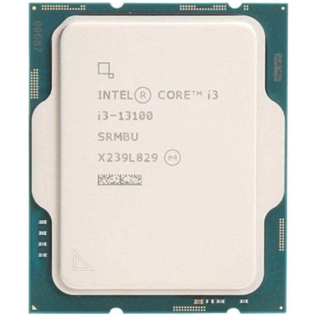 Procesor Intel 1700 Core i3 13100 4C/8T 3.4GHz/4.5GHz tray 60W/89W grafika HD 730 brez hladilnika