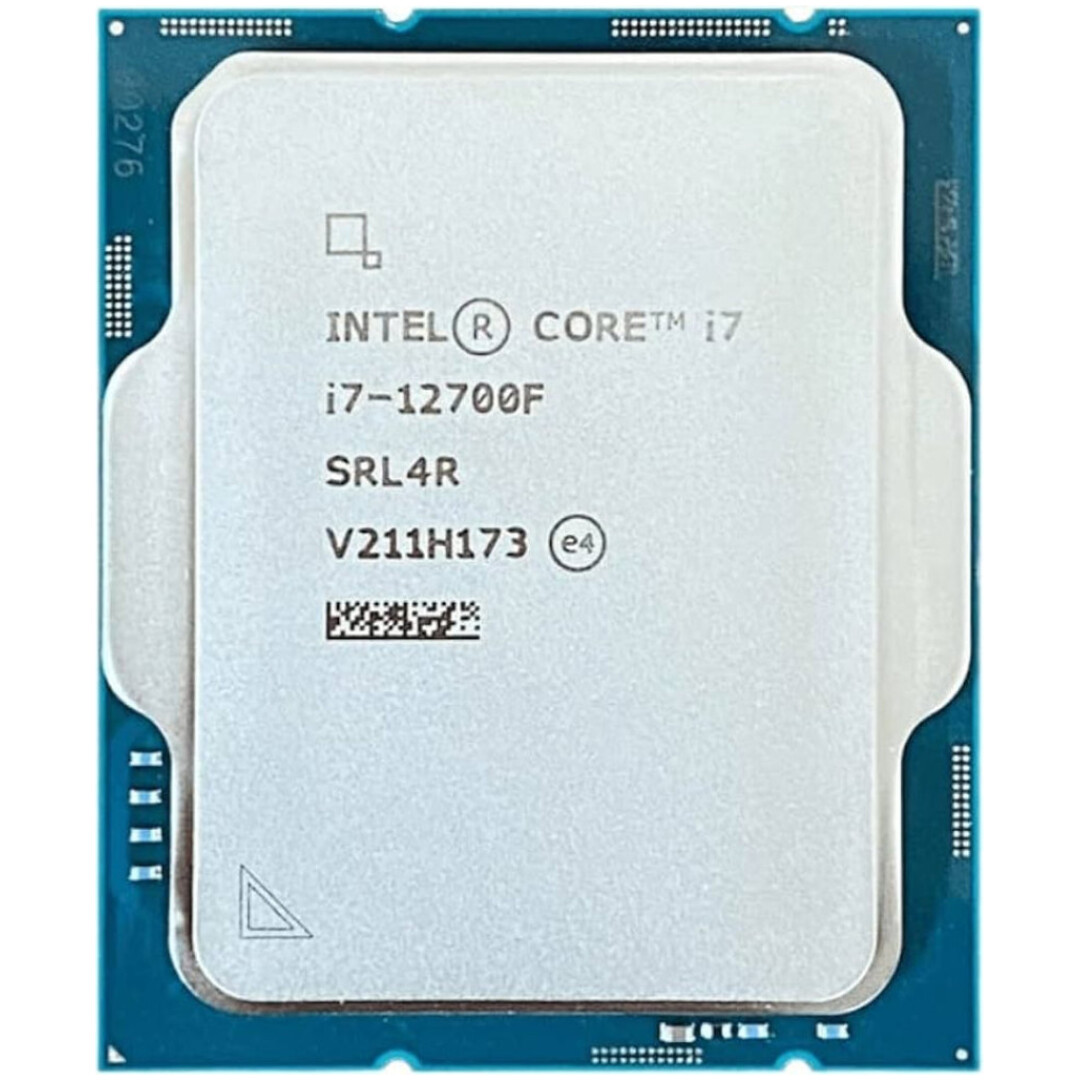 Procesor Intel 1700 Core i7 12700F 12C/20T 2.1GHz/4.9GHz tray 65W - brez grafike in hladilnika