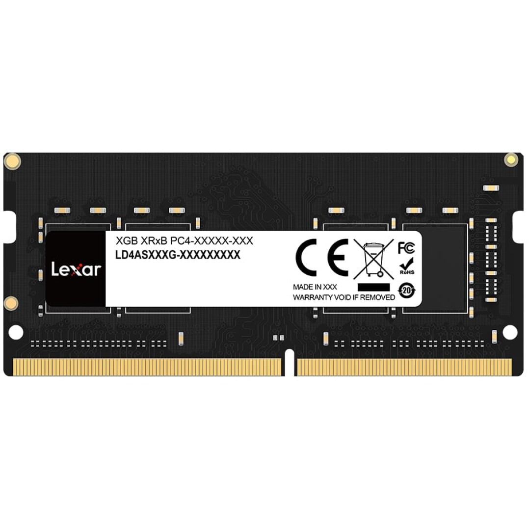 SO-DIMM DDR4 16GB 3200MHz CL22 Single (1x16GB) Lexar (LD4AS016G-B3200GSST)