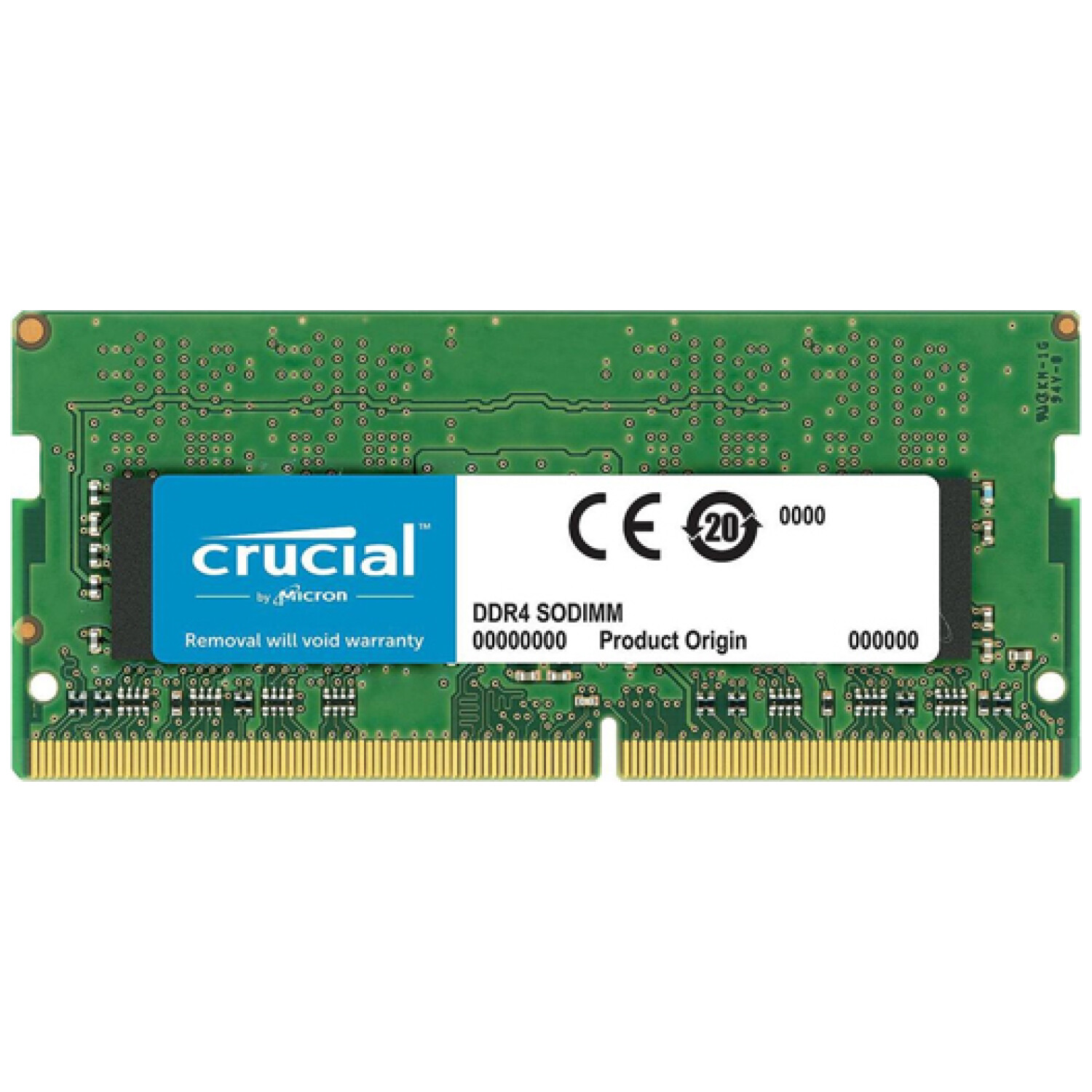 SO-DIMM DDR4 32GB 3200MHz CL22 Single (1x32GB) Crucial (CT32G4SFD832A)