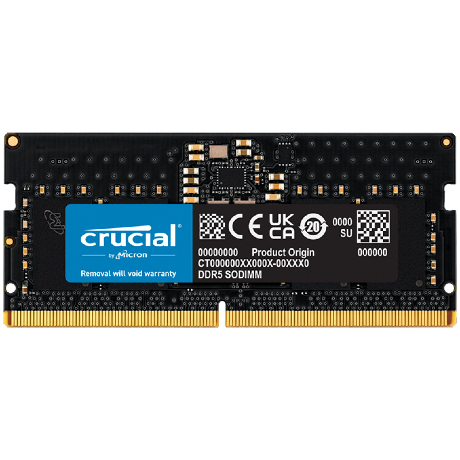 RAM SODIMM DDR5 8GB PC5-38400 4800MT/s CL40 1.1V Crucial