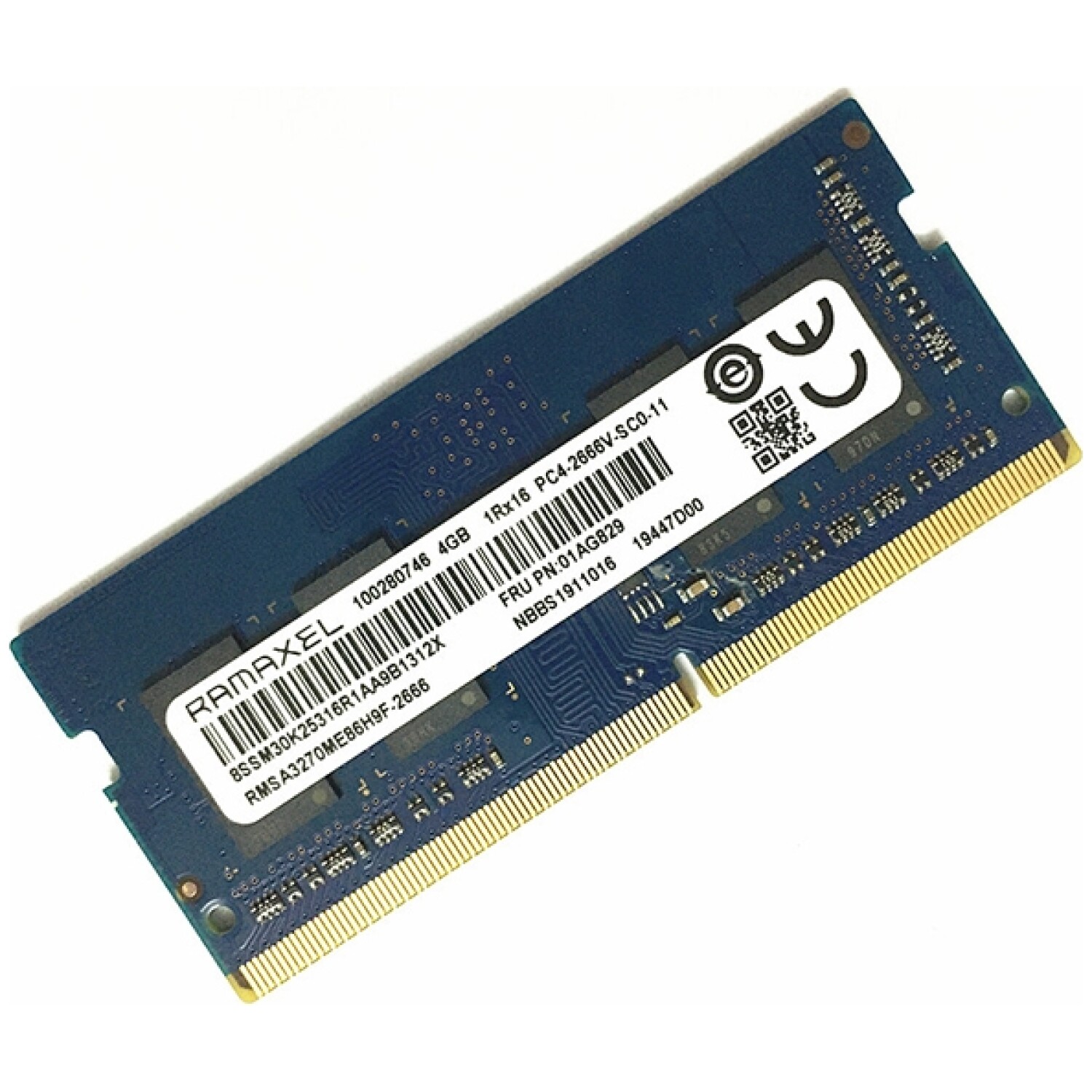 RAM pomnilnik RAMAXEL 4GB DDR4 SODIMM 2666MHz