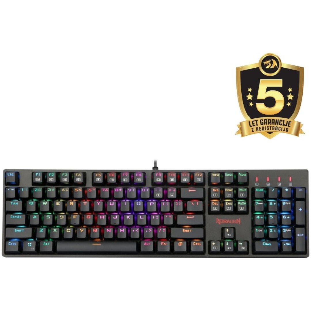 REDRAGON SURARA K582 RGB MEHANSKA TIPKOVNICA